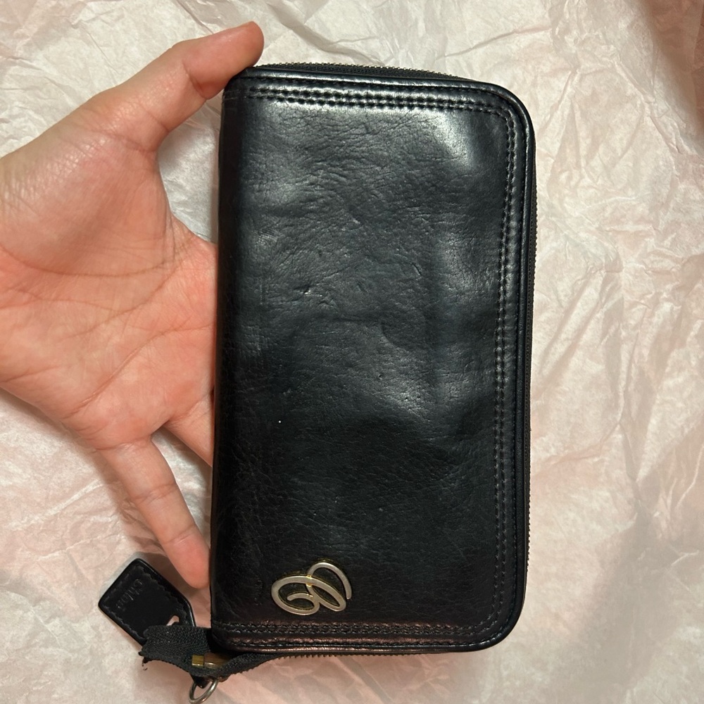 Chloe black leather wallet
